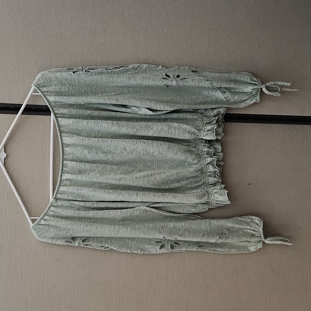 Free People Boho Long Sleeve Shirt Size Small - Picture 7 of 16
